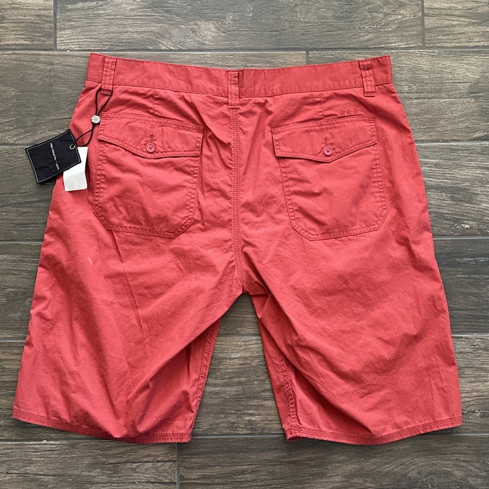 John Varvatos Men's 38 Everly Shorts Red 12" Inseam NWT - Picture 2 of 8